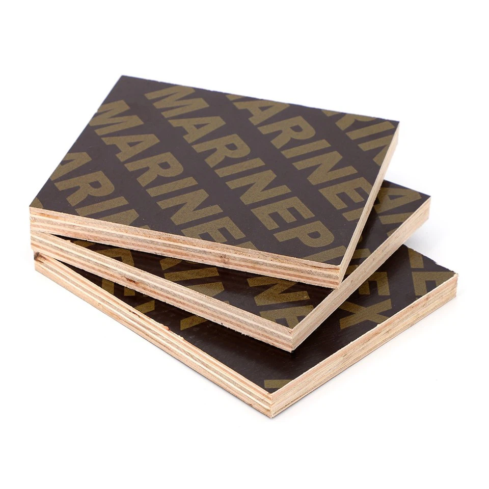 Cheap Price 18mm Shuttering Marine Plywood Film Faced Plywood For Construction factory